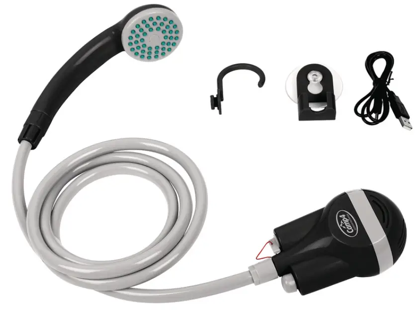 17 accu douche set met pomp Camping douche set dompelpomp